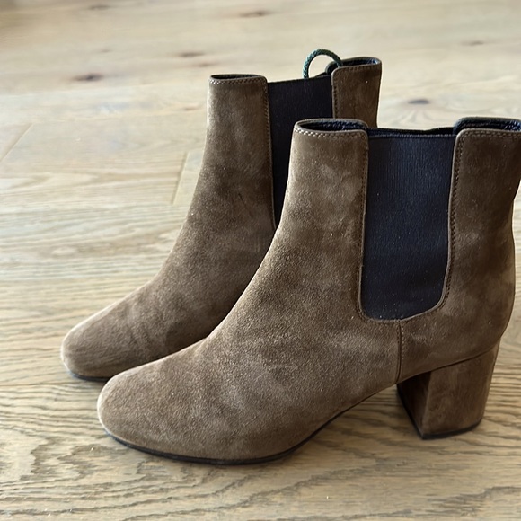 SAINT LAURENT BROWN SUEDE BOOTS 36 - Picture 3 of 8